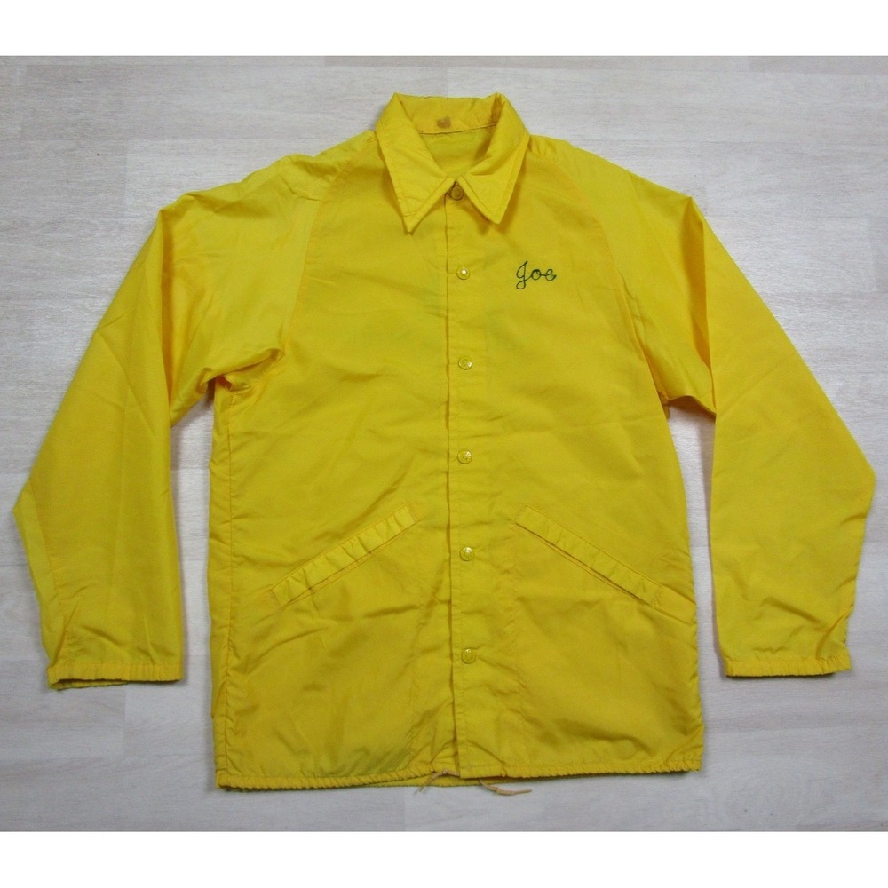 Vintage King Louie Windbreaker Jacket (S) Chainstitch Monogram Running Salt Fork